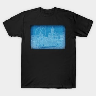 Cardiff Bay Blueprint T-Shirt